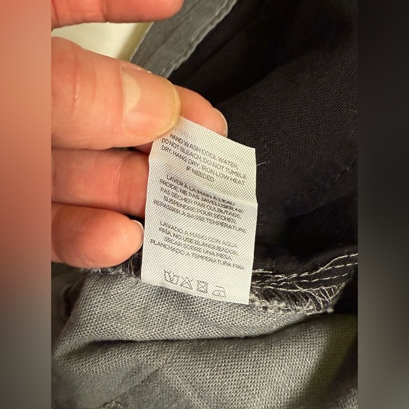 ONIA Men's Gray Linen blend Flat Front Shorts size 31 - Picture 11 of 12